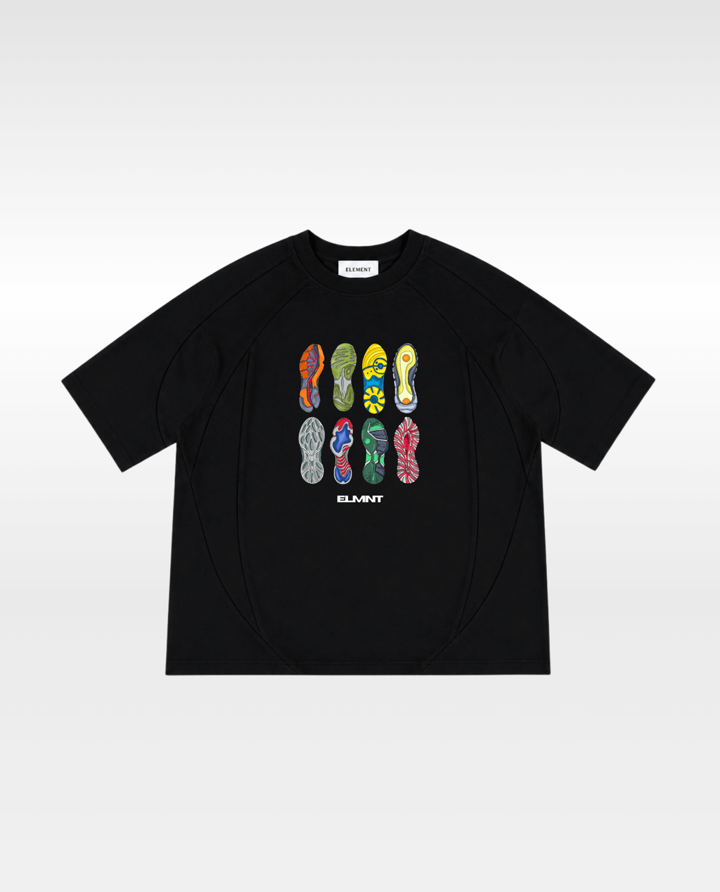 Sole Archive Cropped Tee - Black