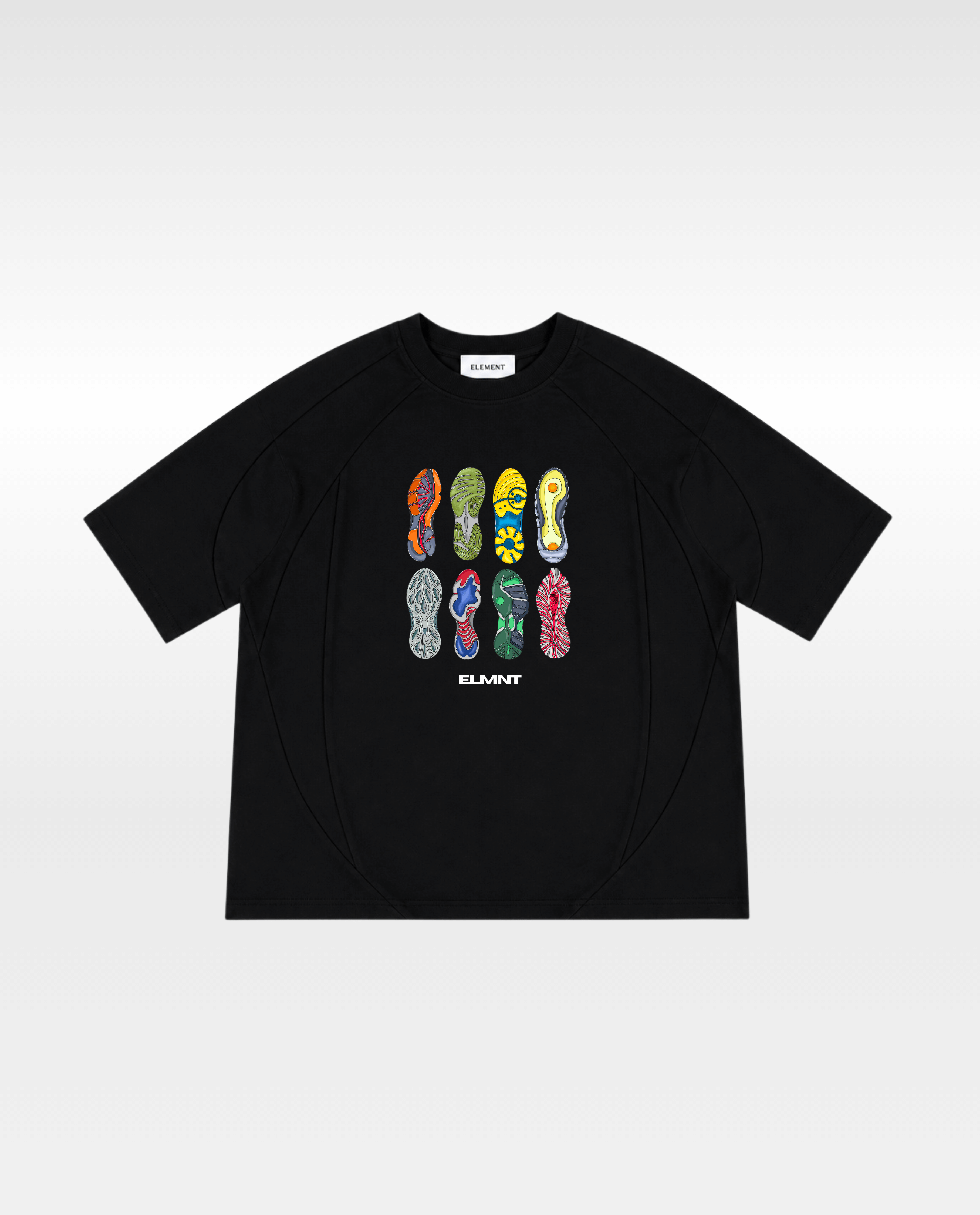 Sole Archive Cropped Tee - Black